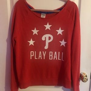 Pink Phillies sweatshirt
